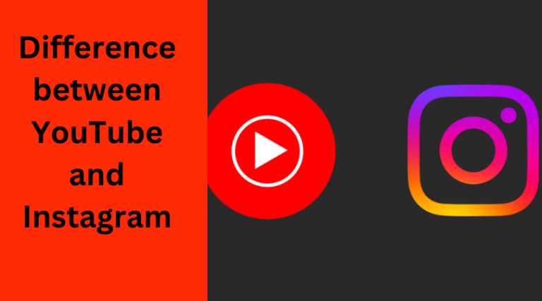 Difference between YouTube and Instagram