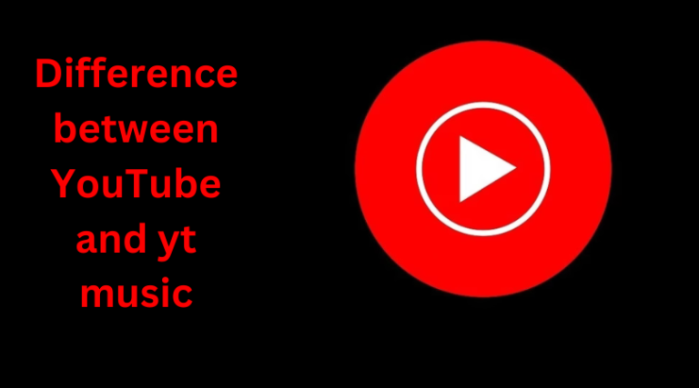 Difference between YouTube and yt music