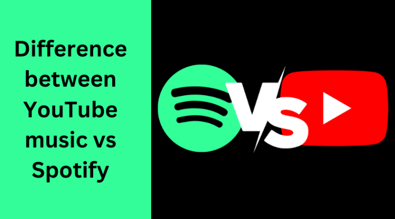 Difference between YouTube music vs Spotify